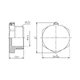 Заглушка Thermo Alliance Forte 1/2'' НР латунная никелированная SF35315 - изображение 2
