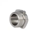 Заглушка Thermo Alliance Forte 1/2'' НР латунная никелированная SF35315 - изображение 3