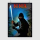 Постер Ниндзя, ретропостер, Ninja, A3 42×30 см (id1597) - изображение 1