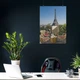 Постер Эйфелева Башня, вид из кафе, Париж, Paris, France, A3 42×30 см (id3711) - изображение 3