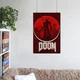 Постер Дум, мінімалістичний, Doom, A3 42×28 см (id1615) - зображення 6