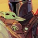 Постер Мандалорец, Звёздные Войны, Дин Джарин и Грогу, Mandalorian, Star Wars, A2 60×43 см (id3959) - изображение 2