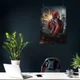 Постер Дэдпул, на фоне небоскрёба, Deadpool, A1 85×60 см (id1696) - изображение 3