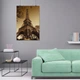 Постер Эйфелева Башня на закате, Париж, Paris, France, A3 42×28 см (id3710) - изображение 7