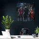 Постер Обитель зла, Resident Evil, Леон Кеннеди, Клэр Редфилд, Ада Вонг, A3 30×30 см (id4567) - изображение 4