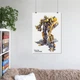 Постер Трансформер Бамблби, автобот, Transformers, BumbleBee, A3 42×30 см (id0689) - изображение 6