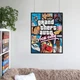 Постер ГТА, Большая автокража, Grand Thief Auto, GTA Vice City, A3 38×30 см (id3627) - изображение 6