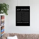 Постер Джой Дивіжн, Joy Division, Unknown Pleasures (1979), A3 42×30 см (id1947) - зображення 6