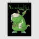Постер Ктулху, Лавкрафт, Ctulhu, You awaked the wrong god…, A3 42×30 см (id2386) - зображення 1
