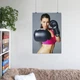 Постер Девушка в боксёрских перчатках, A1 85×60 см (id5409) - изображение 6