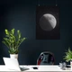 Постер Місяць та зірки, Moon, A3 42×30 см (id5049) - зображення 3