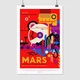 Постер Марс, Mars, A3 42×28 см (id0911) - зображення 1