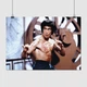 Постер Брюс Ли в боевой стойке, Bruce Lee, Enter the Dragon, боевые искусства, A1 60×85 см (id0207) - изображение 1