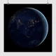 Постер Ночная сторона Земли из космоса, Earth from space, night side, A3 30×30 см (id3055) - изображение 1