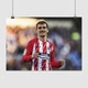 Постер Антуан Гризманн, футболист, Antoine Griezmann, A3 30×42 см (id4235) - изображение 1