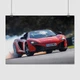 Постер МакЛарен 650 на трасі, McLaren 650S, A3 30×42 см (id1363) - зображення 1