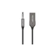 FM модулятор Vention AUX TRS 3.5мм USB Bluetooth 5.0 Coiled Cable 1.5M Gray Zinc (NAGHG) - зображення 3
