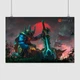Постер Дота 2, Врейскинг, Wraith King, Dota 2, плакат для геймера, A3 28×42 см (id2415) - изображение 1