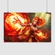 Постер Дота 2, Лина, Lina, Dota 2, плакат для геймера, A3 26×42 см (id2029) - изображение 1