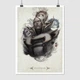 Постер Дота 2, Инвокер, Carl the Invoker, Dota 2, плакат для геймера, A3 42×30 см (id2322) - изображение 1