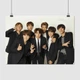 Постер БТС в чёрных костюмах, Bangtan Boys, BTS, кейпоп, A3 30×42 см (id2649) - изображение 1