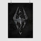 Постер Скайрим, лого, Skyrim, The Elder Scrolls V, TES, A3 42×30 см (id0946) - изображение 1