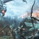 Постер Скайрим, нападение дракона на деревню, Skyrim, The Elder Scrolls V, TES, A3 24×42 см (id4909) - изображение 2