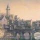 Постер Ведьмак. Городская пристань и лодки, Witcher, A2 32×60 см (id2104) - изображение 2