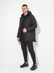 Куртка демисезонная для футбола с капюшоном мужская Puma Bench Jacket 65726803 S Puma Black-Puma White (4063697235663) - изображение 3