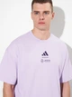 Футболка длинная мужская Adidas Mercedes - Amg Petronas Formula One Team Premium JX8811 L Фиолетовая (4068802665472) - изображение 4