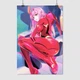 Постер Милый во Франкcе, Код 002, Ноль Два, Darling in the Franxx, Zero Two, A3 42×28 см (id5229) - изображение 1