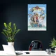 Постер Большой куш, Ван-Пис, главные персонажи, One Piece, аниме постер, A3 42×30 см (id3593) - изображение 3