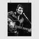 Постер Элвис Пресли с гитарой на концерте, 1977, Elvis Presley, рок-н-ролл, A1 85×60 см (id1743) - изображение 1