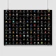 Постер Рабочий стол геймера 1998, Win98, pixelart, retrogames, A3 30×40 см (id6734) - изображение 1