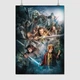 Постер Властелин колец, хоббит Бильбо и гномы, Lord Of The Rings, A3 42×30 см (id2694) - изображение 1