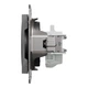 Розетка Schneider Electric Asfora без заземления антрацит EPH3000171 - изображение 6