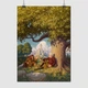 Постер Джон Толкин и гном под дубом, Hobbit, Lord Of The Rings, A1 85×60 см (id2695) - изображение 1