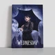 Интерьерная картина Уэнздей Аддамс, Дженна Ортега, Wednesday (2022), 42×30 см (id5846) - изображение 1