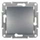 Выключатель одноклавишный Schneider Electric Asfora сталь EPH0100162 - изображение 1