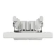 Кнопочный выключатель двухклавишный Schneider Electric Asfora белый EPH1100121 - изображение 2