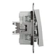 Выключатель двухклавишный Schneider Electric Asfora алюминий EPH0300161 - изображение 6