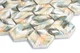 Мозаика керамическая Котто керамика HEXAGON HP 6022 295х295 мм зеленая с принтом для камина пола - изображение 2