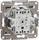 Вимикач 2-клавішний Schneider Electric Asfora самозажимний алюміній EPH0300161 - изображение 2