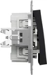 Вимикач для жалюзі Schneider Electric Asfora самозажимний антрацит EPH1300171 - зображення 3