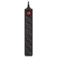 Сетевой фильтр питания REAL-EL RS-6 Protect M 3m, black (EL122300034) - изображение 6