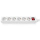Сетевой фильтр питания REAL-EL RS-6 Protect M 5m, white (EL122300035) - изображение 1