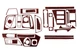 Накладки на панель Mercedes Actros MP4 2016-2020 (Meric, 28 деталей) 94000055 - изображение 1