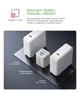 Мережевий зарядний пристрій ArmorStandart AR371 30W GaN Type-C + USB White (ARM77549) - изображение 4