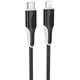 Дата кабель Borofone BX119 New Type-C to Type-C 60W (1m) (Black) (230415) - изображение 1