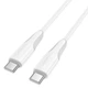Дата кабель Borofone BX119 New Type-C to Type-C 60W (1m) (White) (230416) - изображение 5